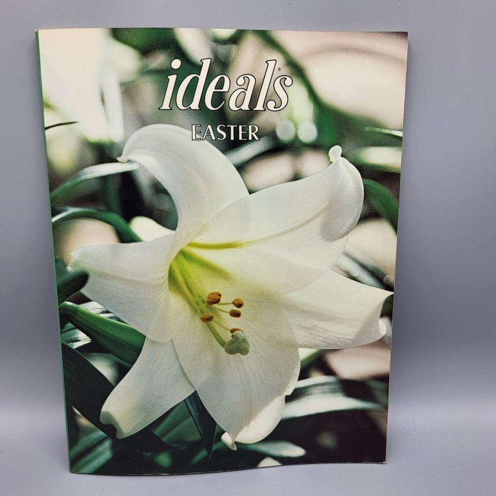 Vintage Ideals Easter 1980 Magazine Vol.37 No.2 February Poetry Art Poems Family